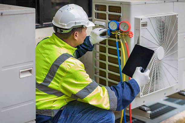 Professional Ductwork Repair technician working in Perkins, OK